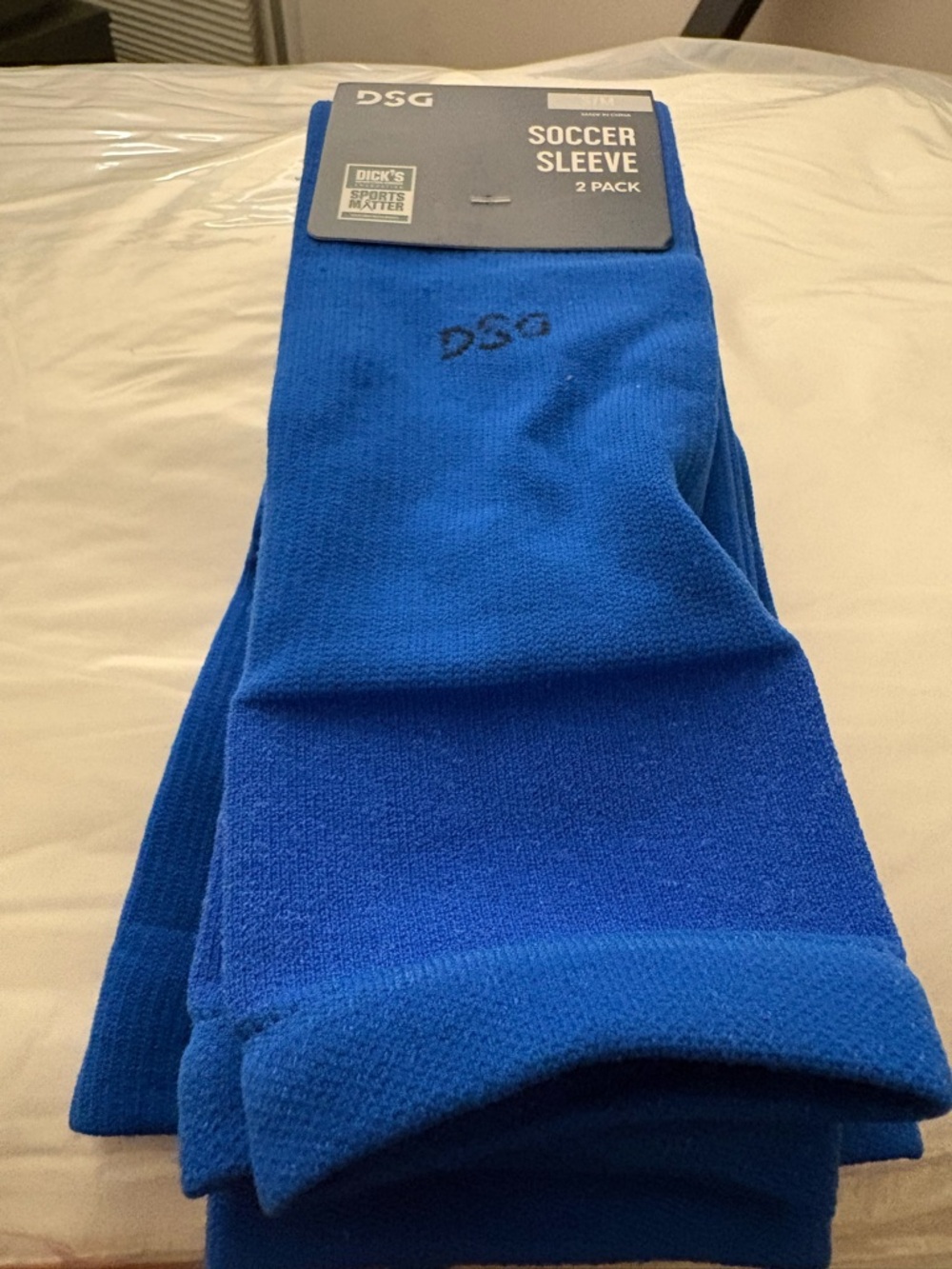 DSG Royal Blue Soccer Sleeve Socks - 2 Pack